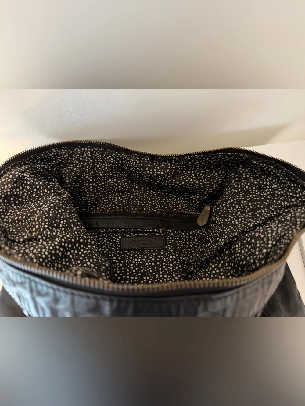 Liebeskind Woven Leather Hobo Bag - Black